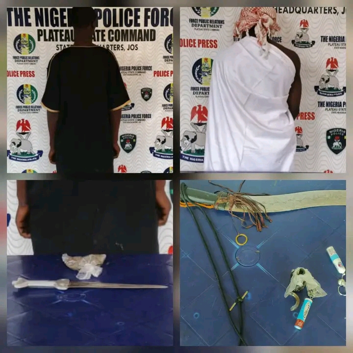 Plateau Police Arrest  Suspected Sara-Suka Cult Members, Recover Weapons and Drugs in Jos